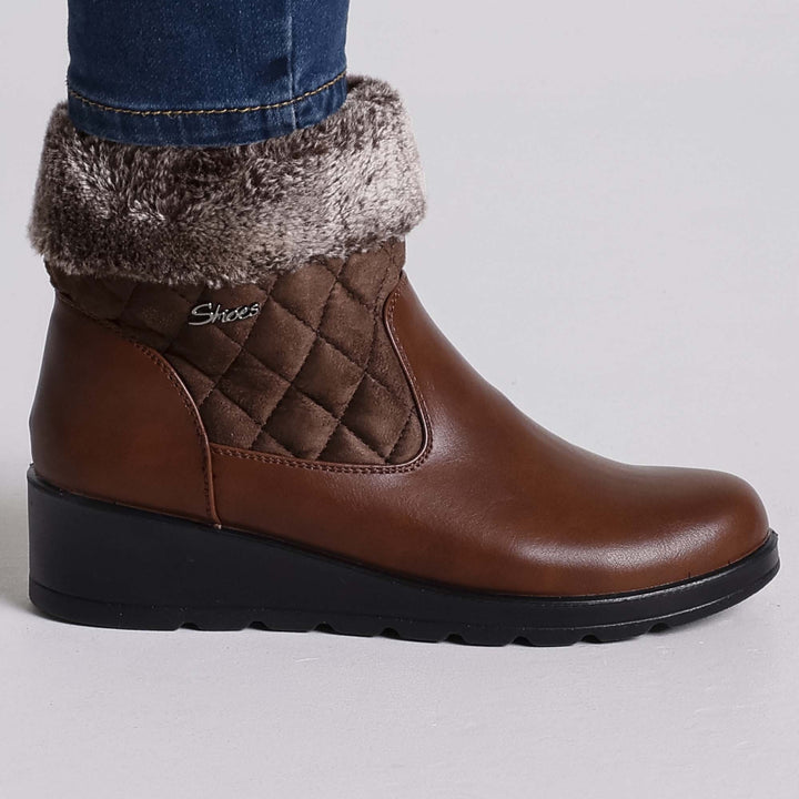 Giorgia - Warm Ankle Boot with Zip for Women