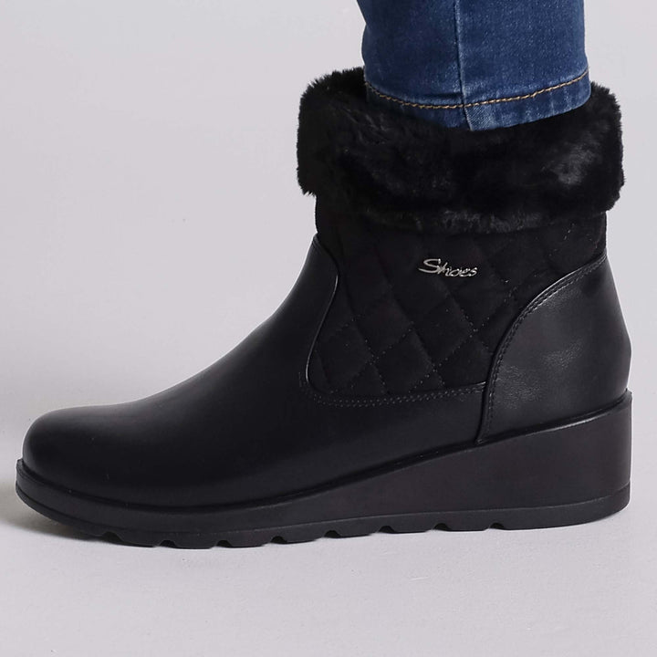 Giorgia - Warm Ankle Boot with Zip for Women
