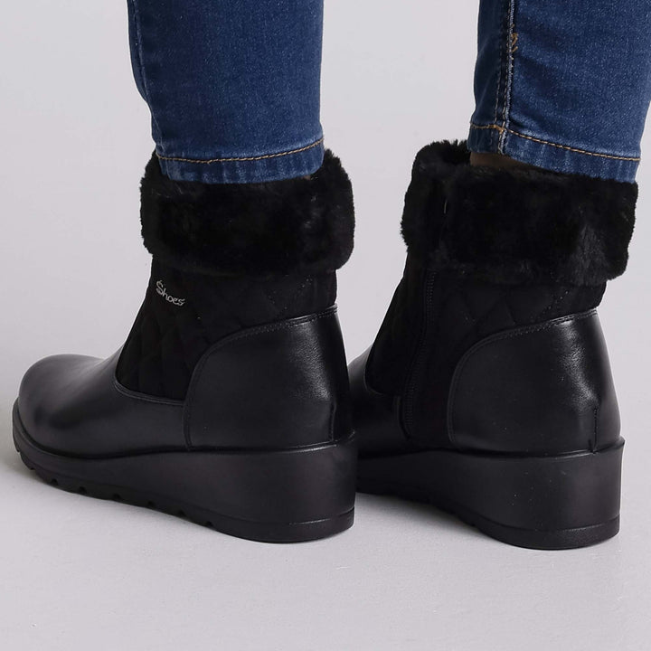 Giorgia - Warm Ankle Boot with Zip for Women