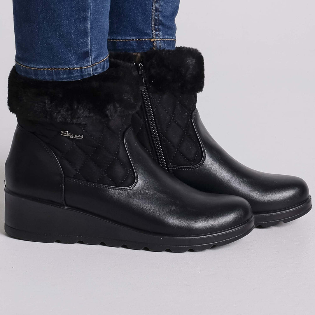 Giorgia - Warm Ankle Boot with Zip for Women