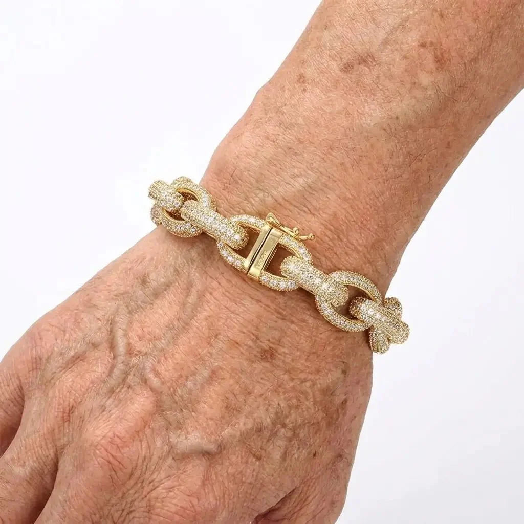Crystal Curb Bracelet
