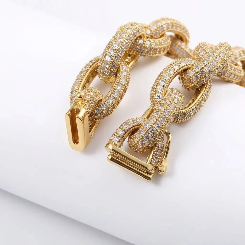 Crystal Curb Bracelet