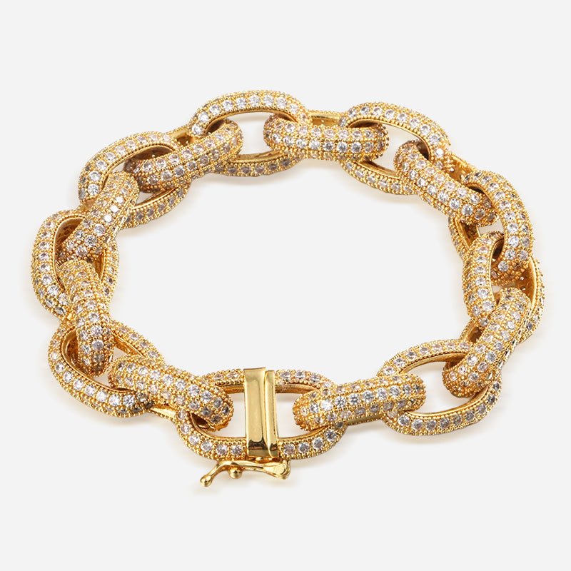 Crystal Curb Bracelet
