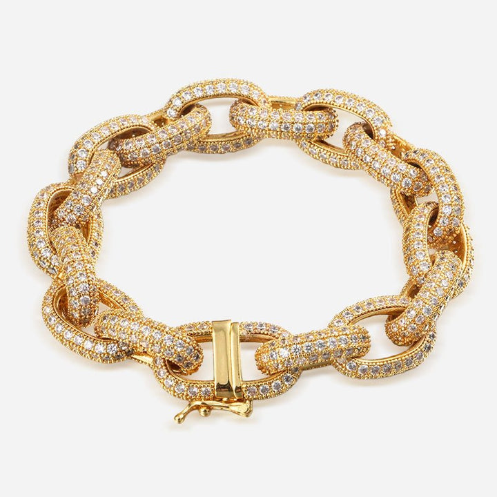 Crystal Curb Bracelet