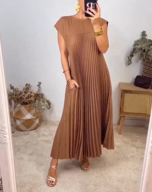 Petra | Classic Pleated Dress