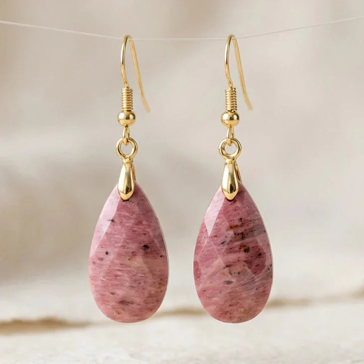 Nora | Rhodonite Drop Earrings