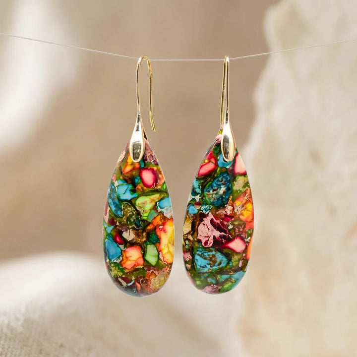 Maple | Decisive Jasper Earrings Gold-colored