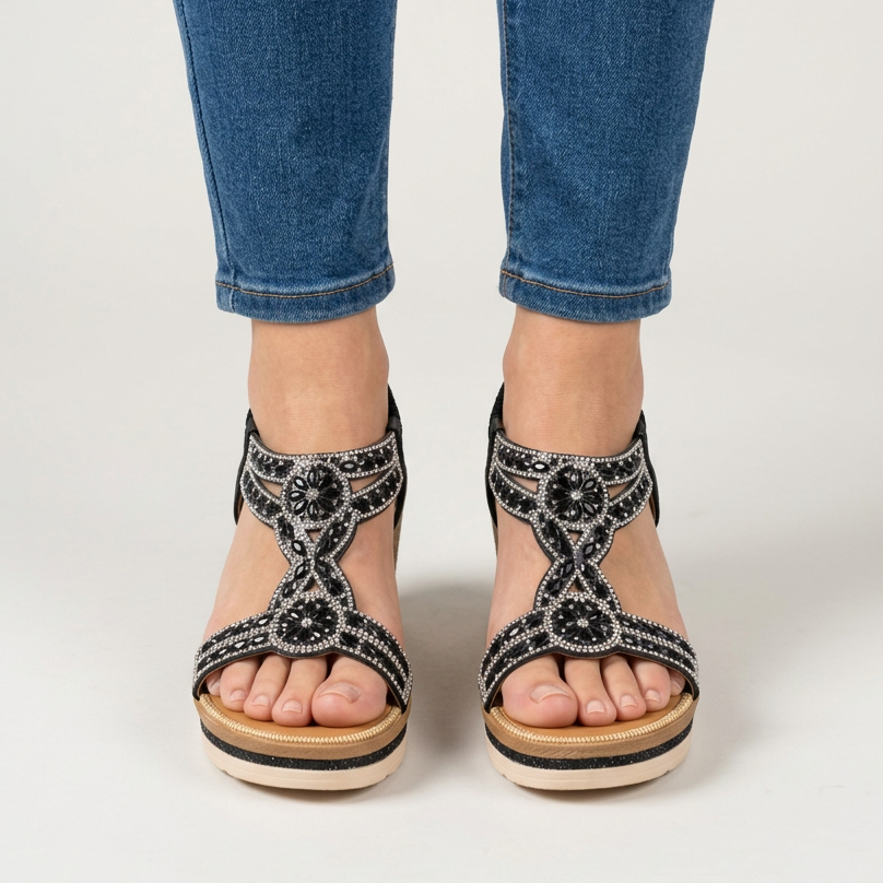 Eden - Comfortable wedge sandal for women