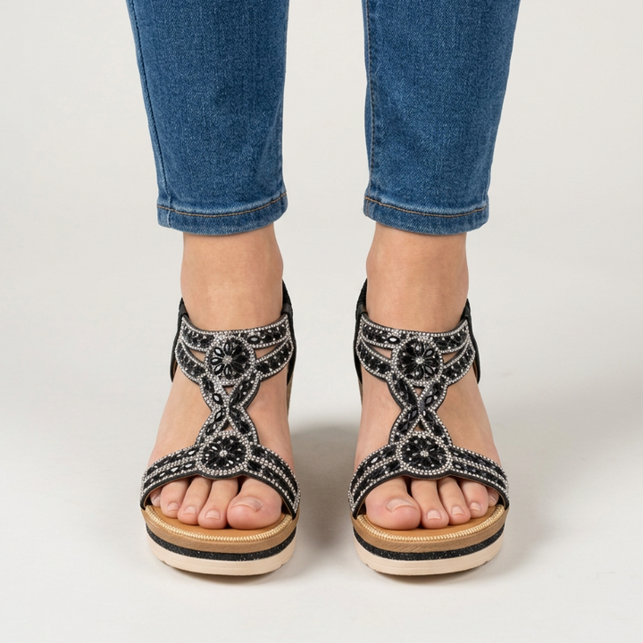 Eden - Comfortable wedge sandal for women