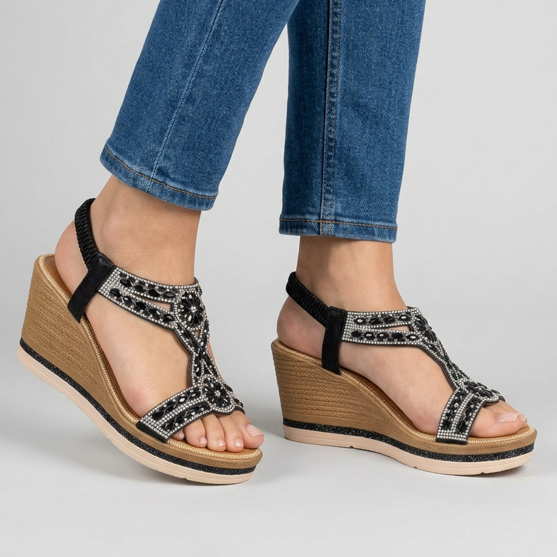 Eden - Comfortable wedge sandal for women