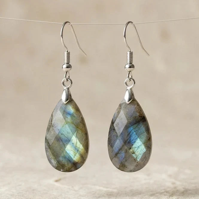 Freya | Labradorite Drop Earrings