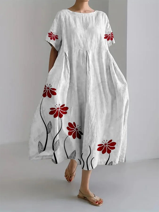 Sabi floral A-line summer dress — Jarah Melbourne