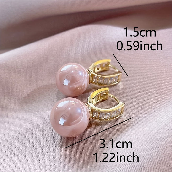 Florentine | Rose Pearl Earrings