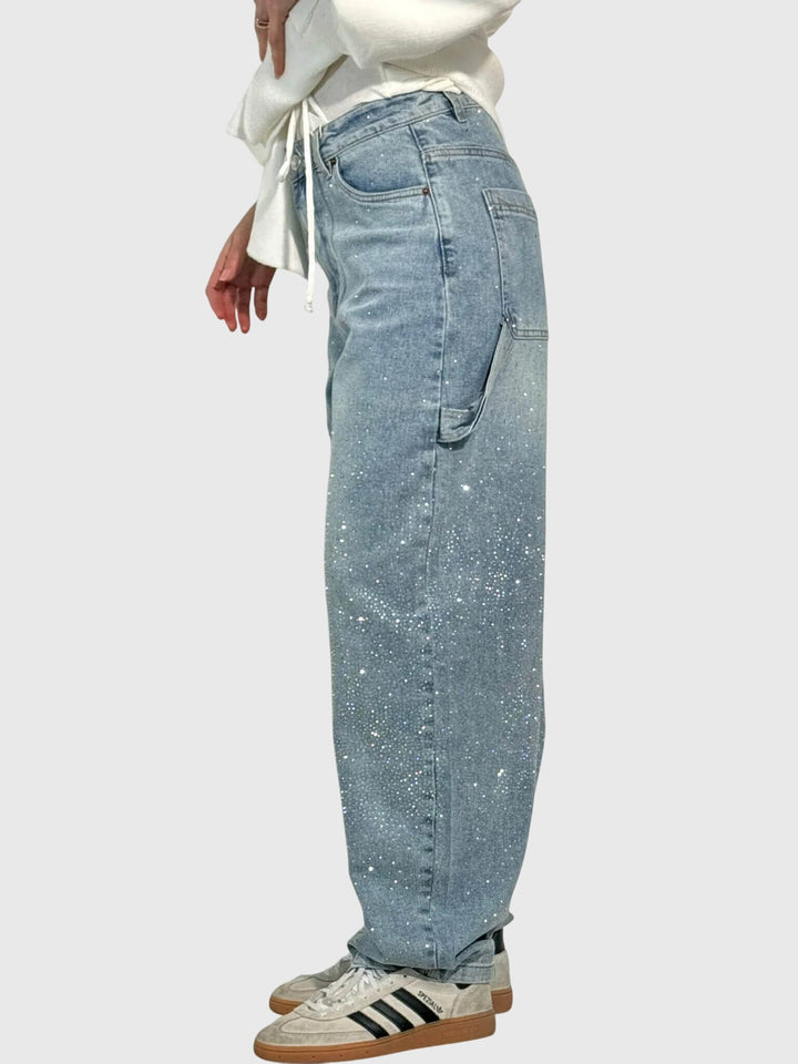 Stella | Diamond Pattern Pants