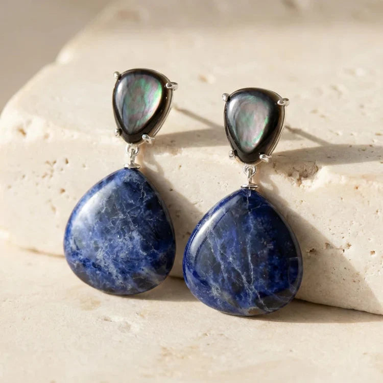 Dahlia | Intuitive Sodalite Earrings