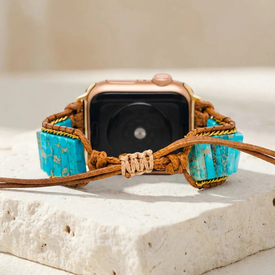 Dahlia | Calming Turquoise Apple Watch Band