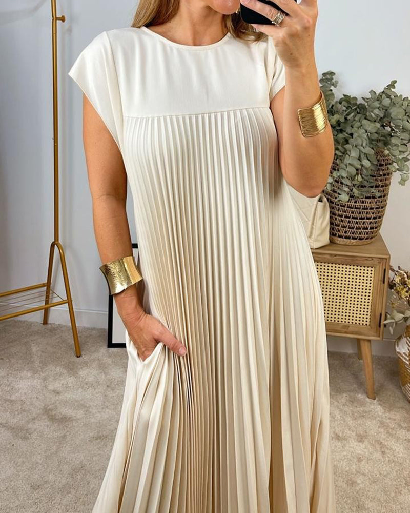 Petra | Classic Pleated Dress