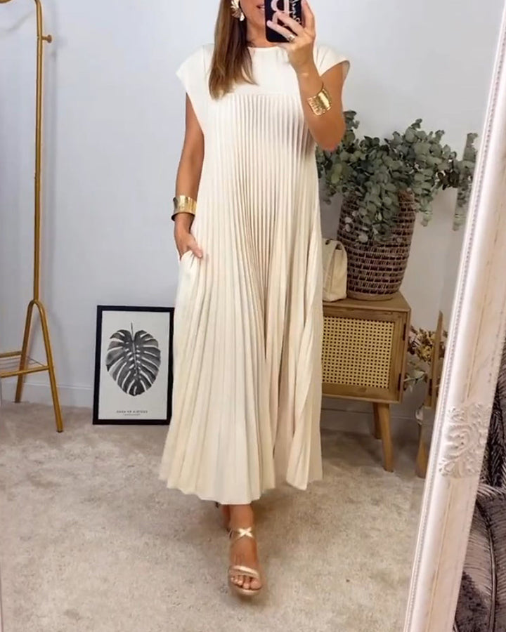 Petra | Classic Pleated Dress