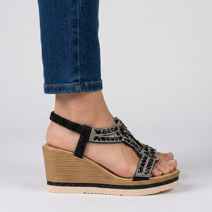 Eden - Comfortable wedge sandal for women