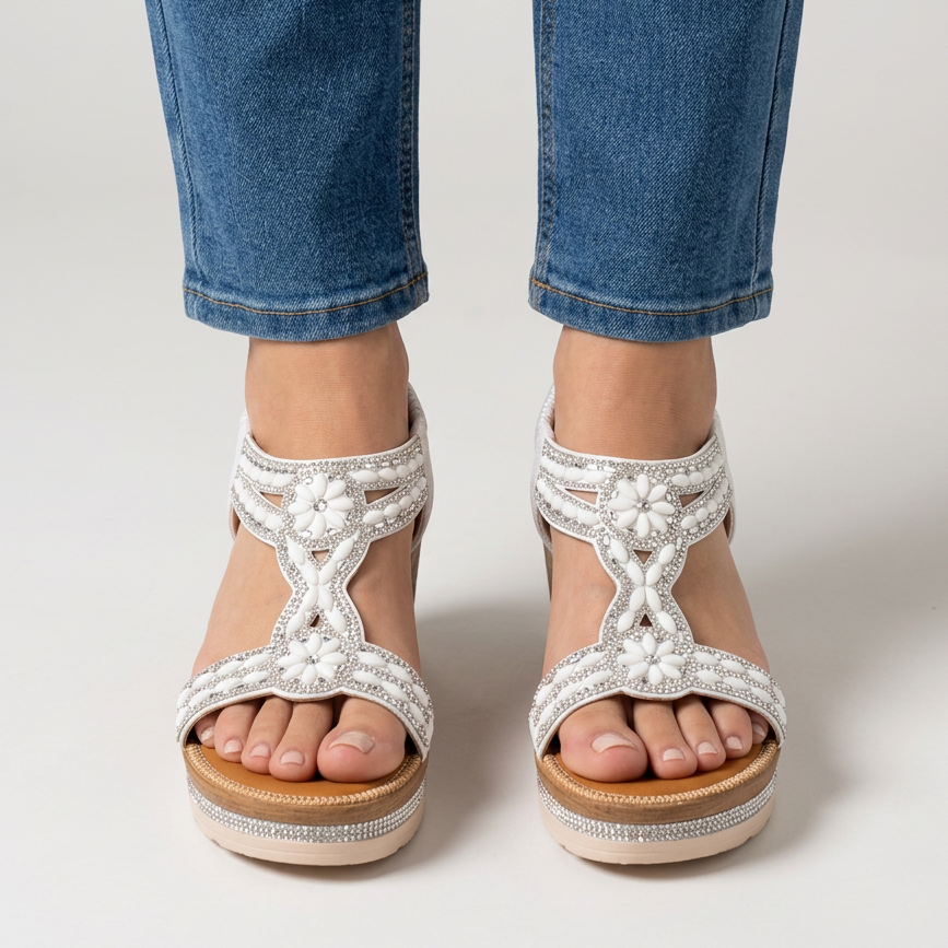 Eden - Comfortable wedge sandal for women