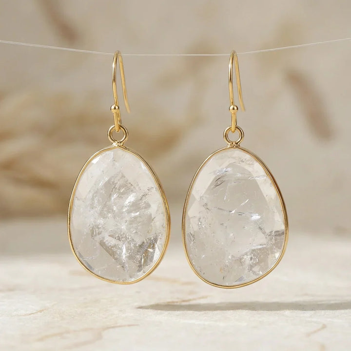 Piper | Purifying Clear Quartz Earrings