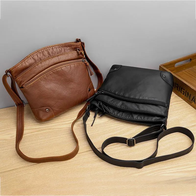 Juno | Veg-Tan Leather Shoulder Bag — Jarah Melbourne