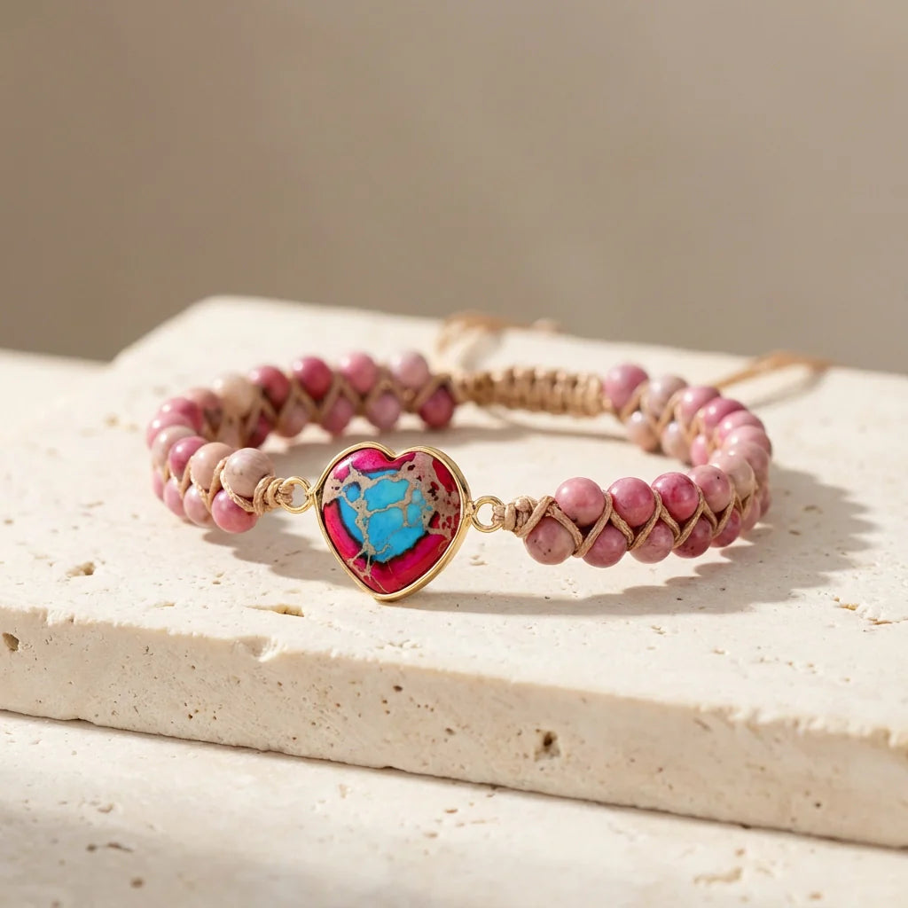 Autumn | Woven Imperial Heart Bracelet