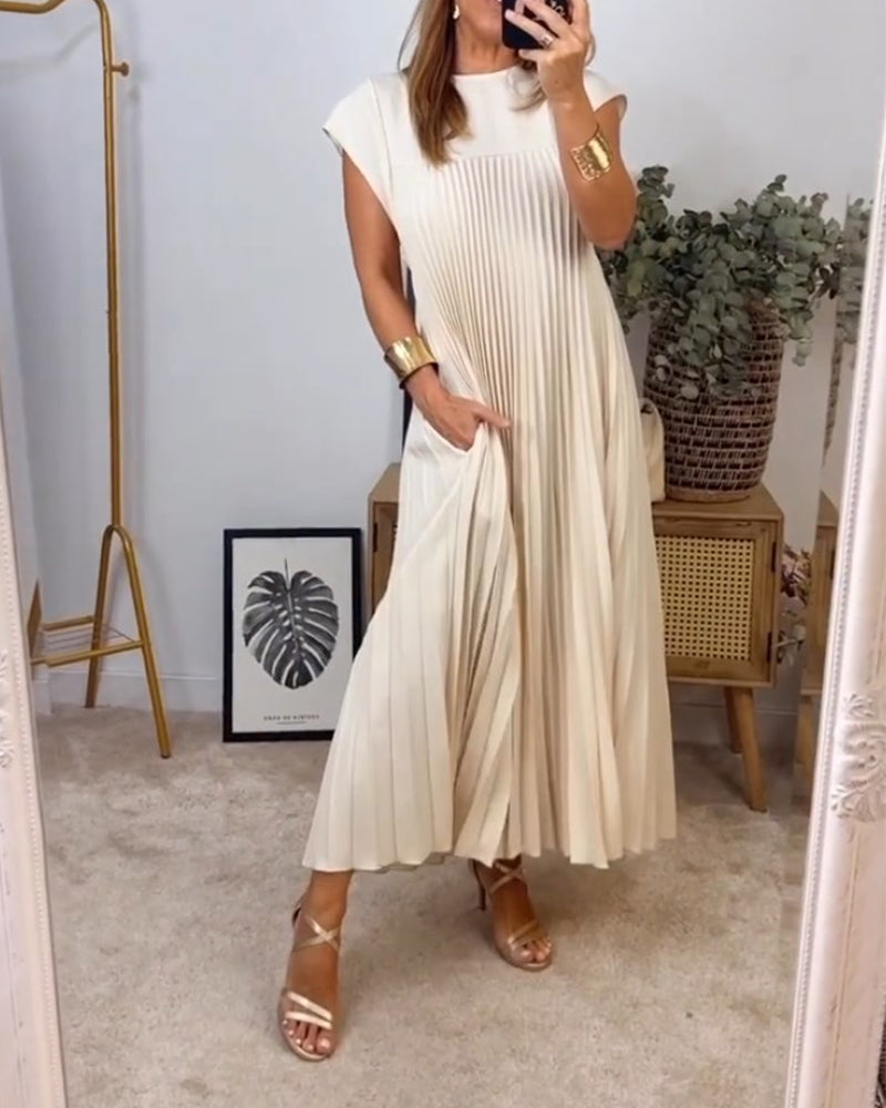 Petra | Classic Pleated Dress