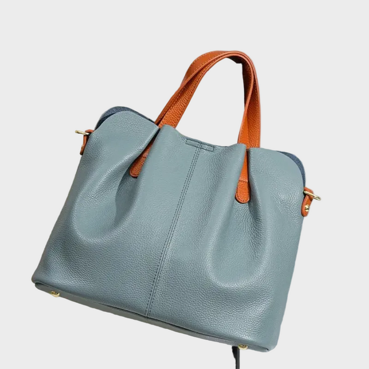 Margaux | Structured Leather Tote — Jarah Melbourne