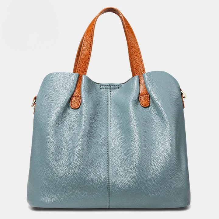 Margaux | Structured Leather Tote — Jarah Melbourne