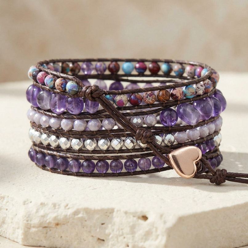 Maya | Midnight Amethyst Bracelet