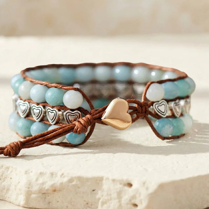 Violet | Balancing Heart Boho Bracelet