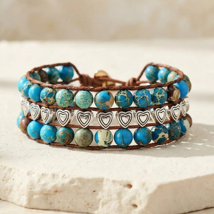 Violet | Balancing Heart Boho Bracelet