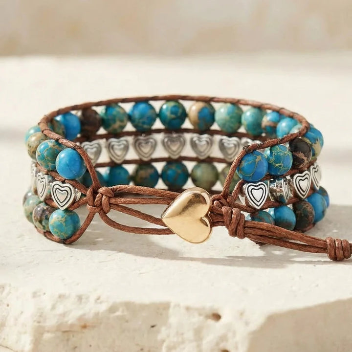 Violet | Balancing Heart Boho Bracelet