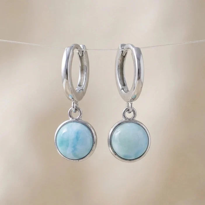 Aria | Larimar Serenity Earrings