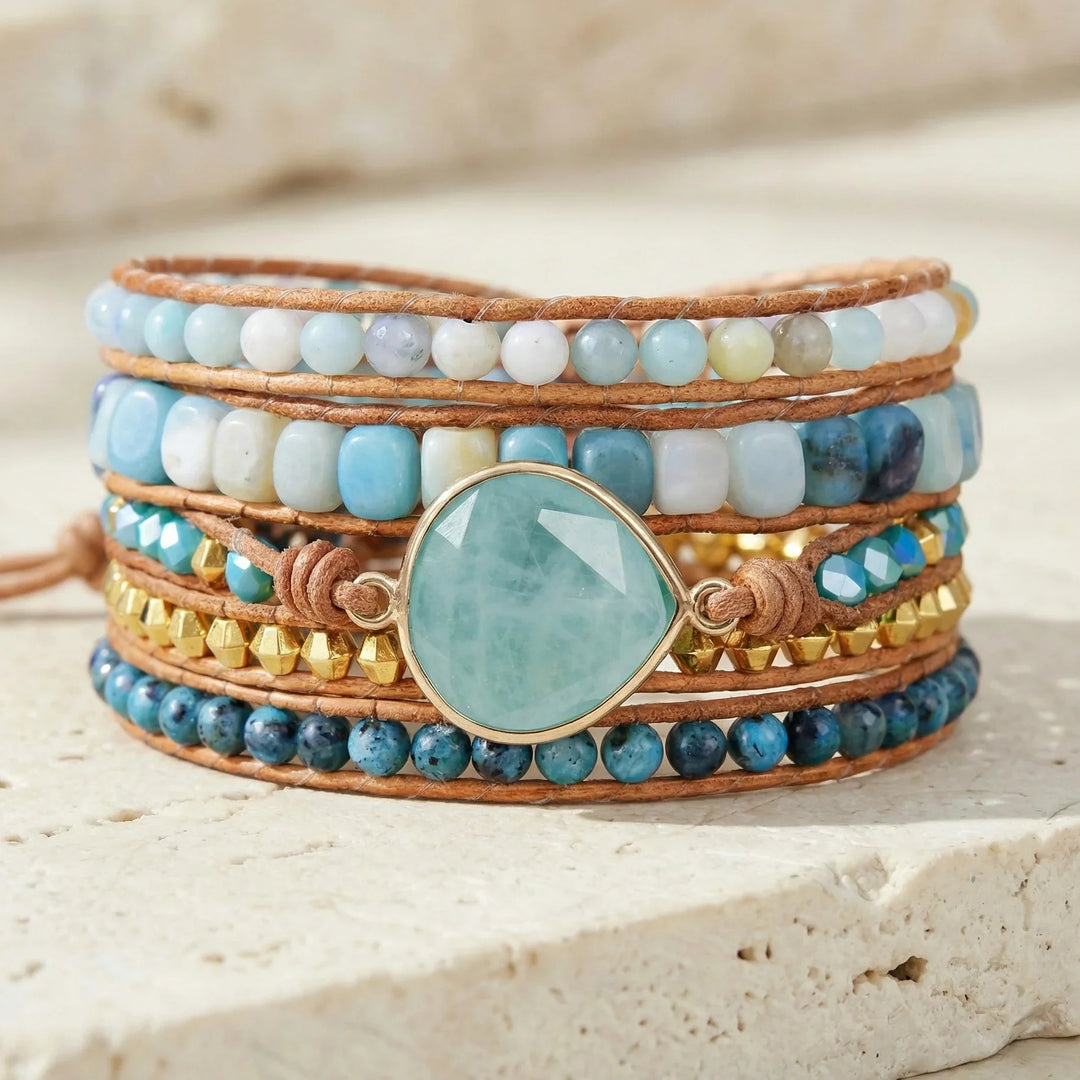 Piper | Vibrant Amazonite Charm Bracelet