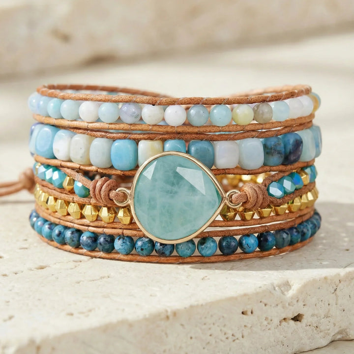 Piper | Vibrant Amazonite Charm Bracelet