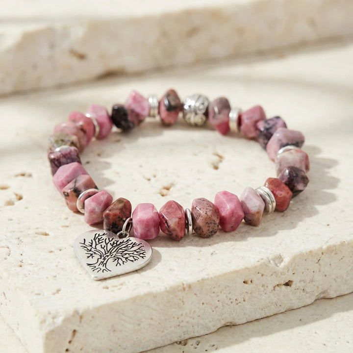 Iris | Tree of Life Rhodonite Bracelet