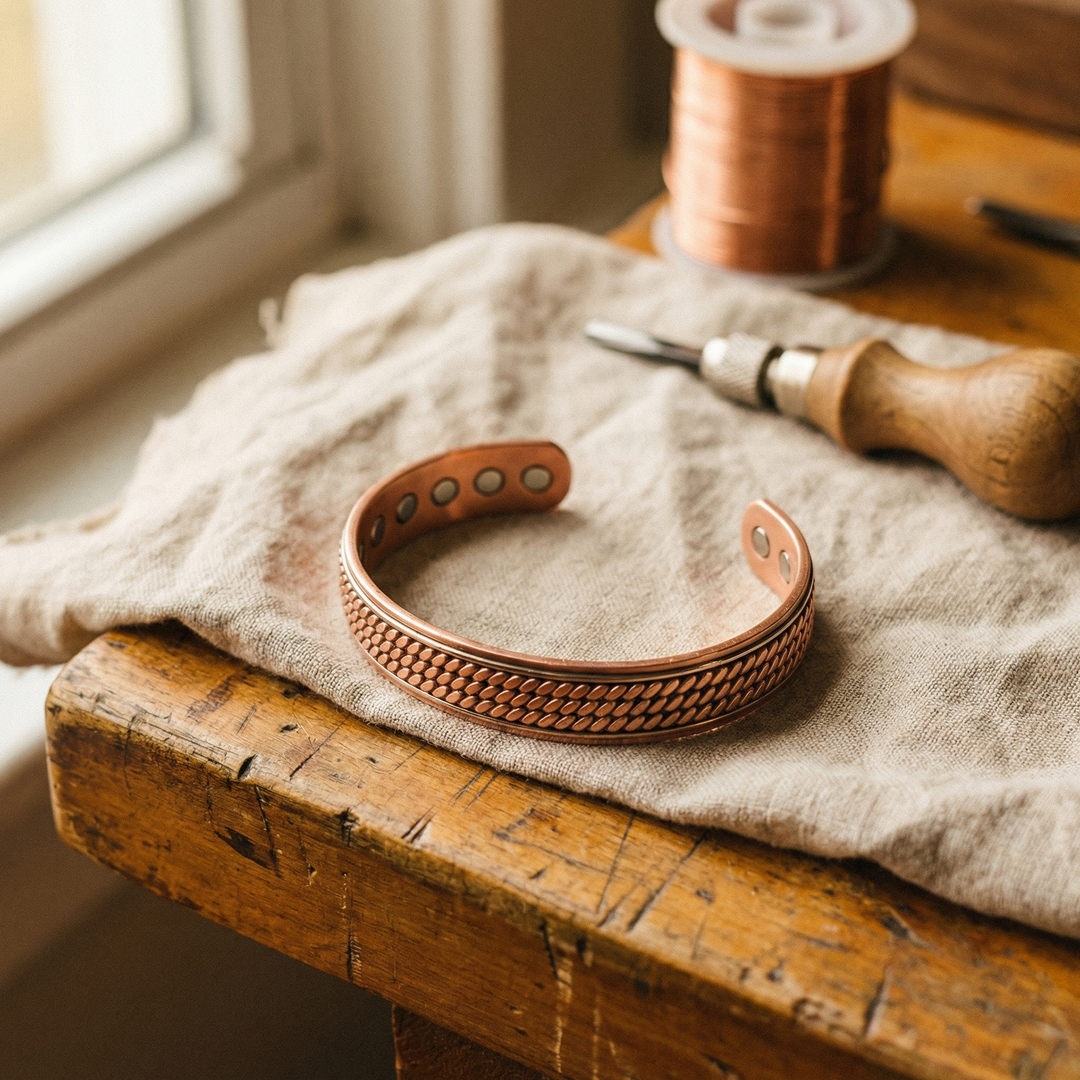 Wave | Artisan Copper Bracelet