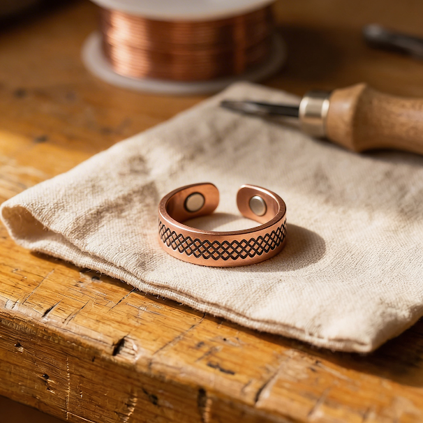 Grid | Artisan Copper Ring