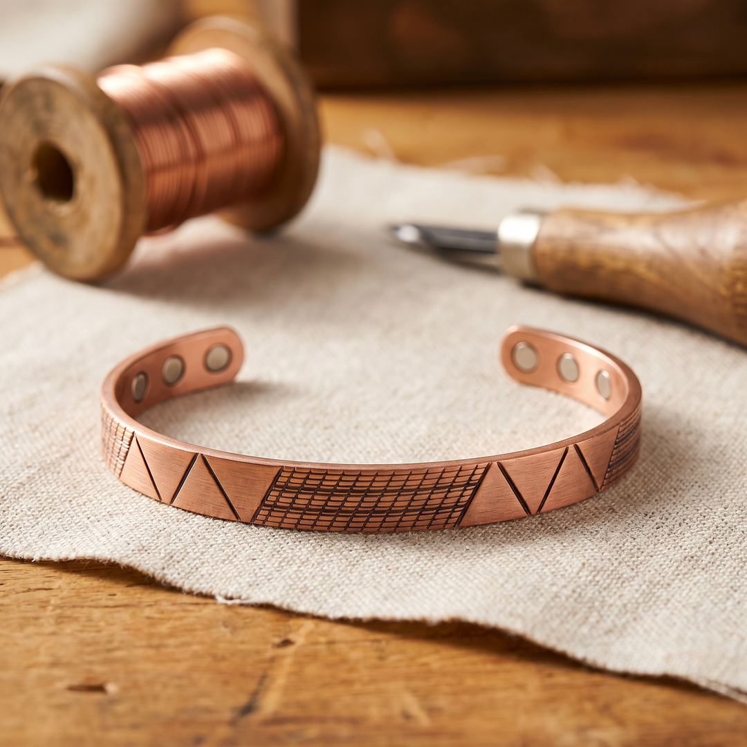 Crest | Artisan Copper Bracelet