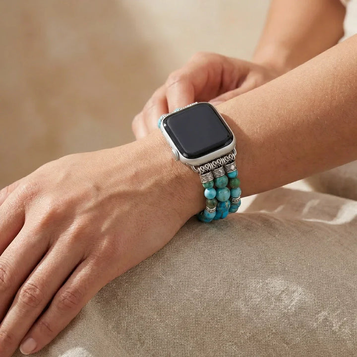 Elle | Calming Jasper Apple Watch Band