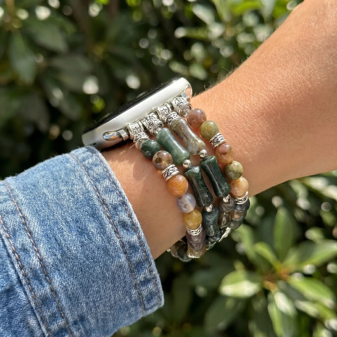 Fern | Gaia Agate Apple Watch Band