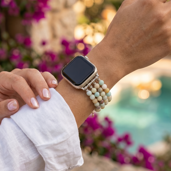 Mia | Balancing Amazonite Apple Watch Band