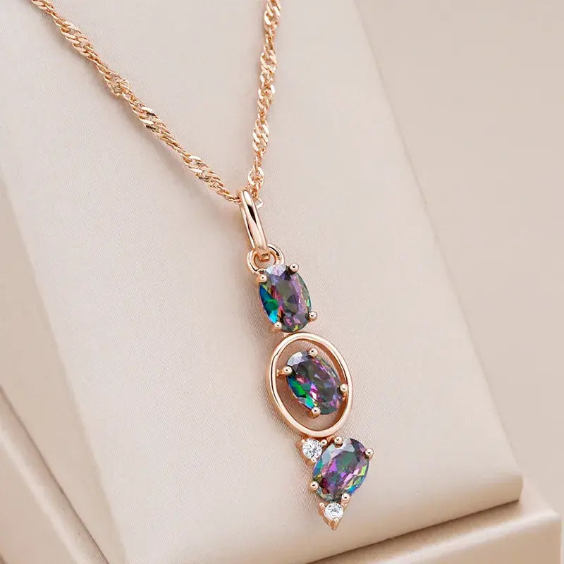 Opaline | Elegant Multicolored Necklace