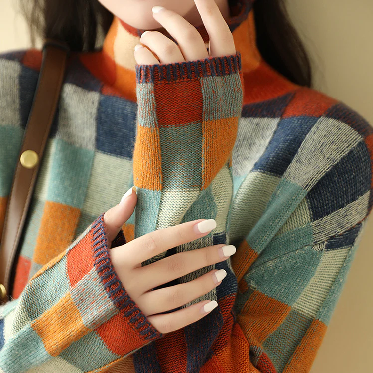 Andrea – Soft Cashmere-Look Roll-Neck Jumper — Jarah Melbourne