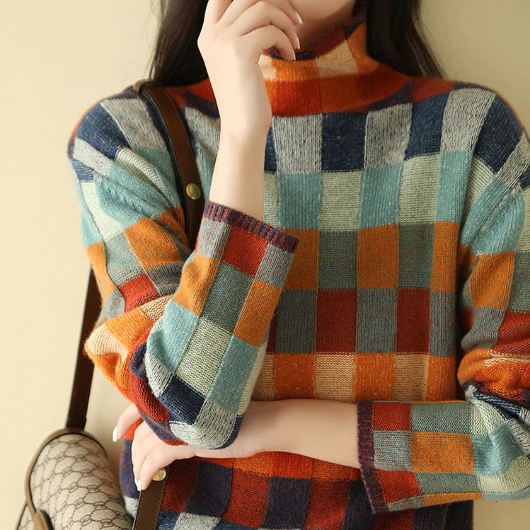 Andrea – Soft Cashmere-Look Roll-Neck Jumper — Jarah Melbourne