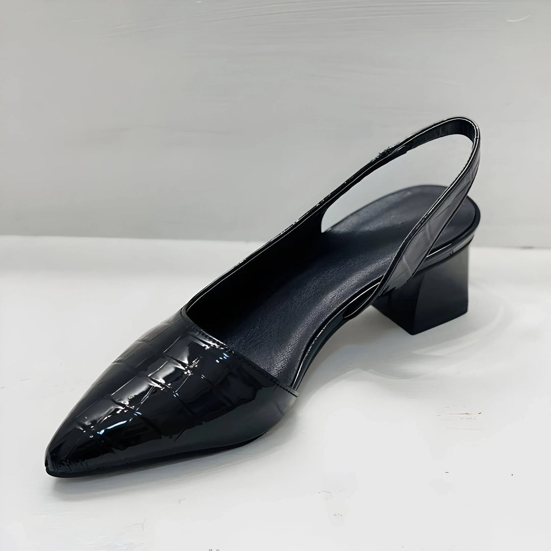 Olga | Elegant Square Heel Shoes