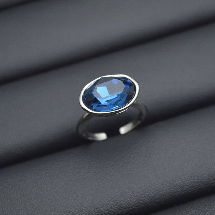 Aspen | Celestial Blue Ring - Vintage Brilliance
