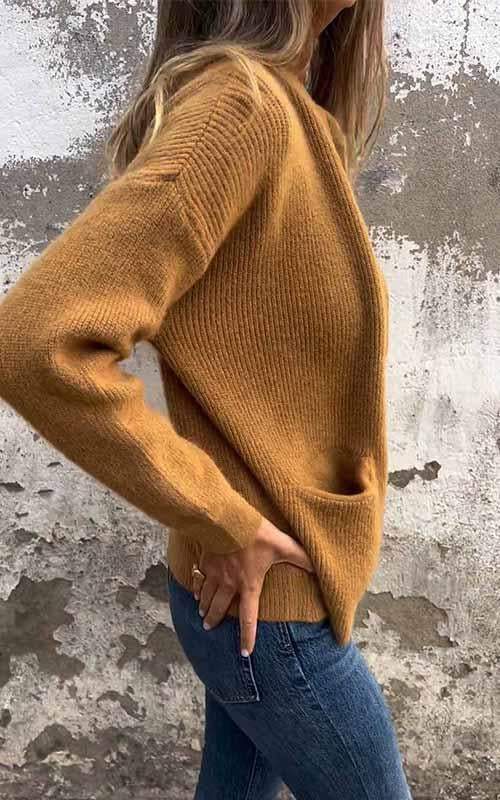 Regina – Cosy Zip-Front Sweater — Jarah Melbourne